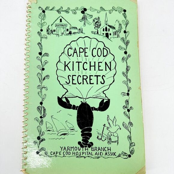 1949 Cape Cod Kitchen Secrets Community Cookbook Yarmouth Massachusetts Hospital - Picture 1 of 11